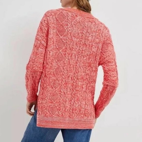 Anthropologie Pilcro Jasmine Cable-Knit Tunic Sweater Size: S - Picture 10 of 10